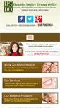 Mobile Screenshot of healthysmilesdentaloffice.com
